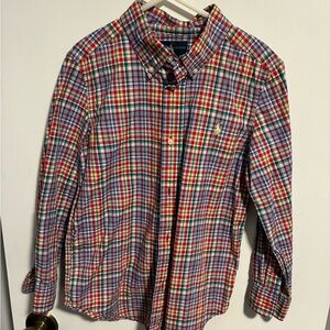 Ralph Lauren Boys size 6 Plaid Long Sleeve